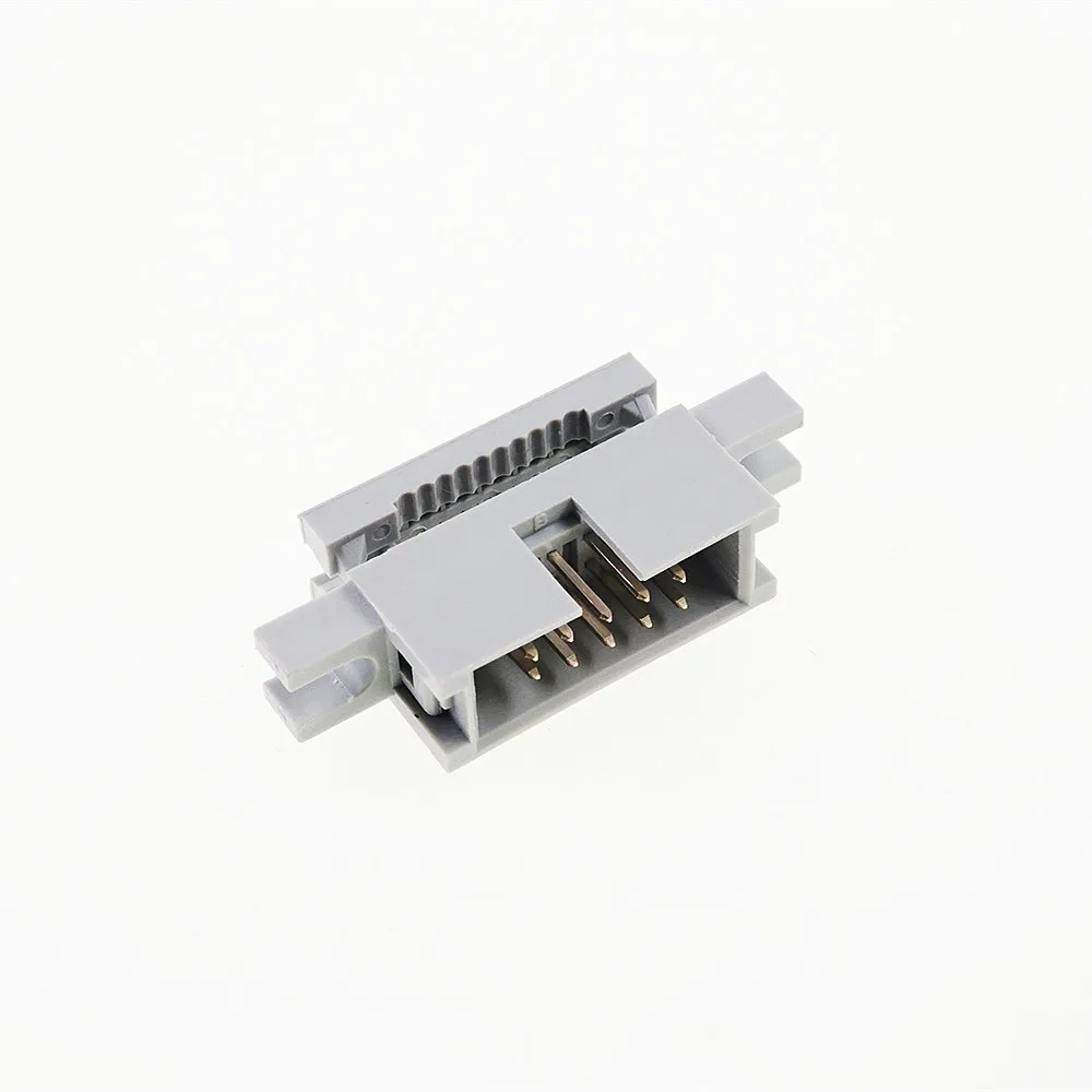 25 Pcs 0.100" 2.54mm 10 Pin IDC Type Box Header Male Headers and 25pcs