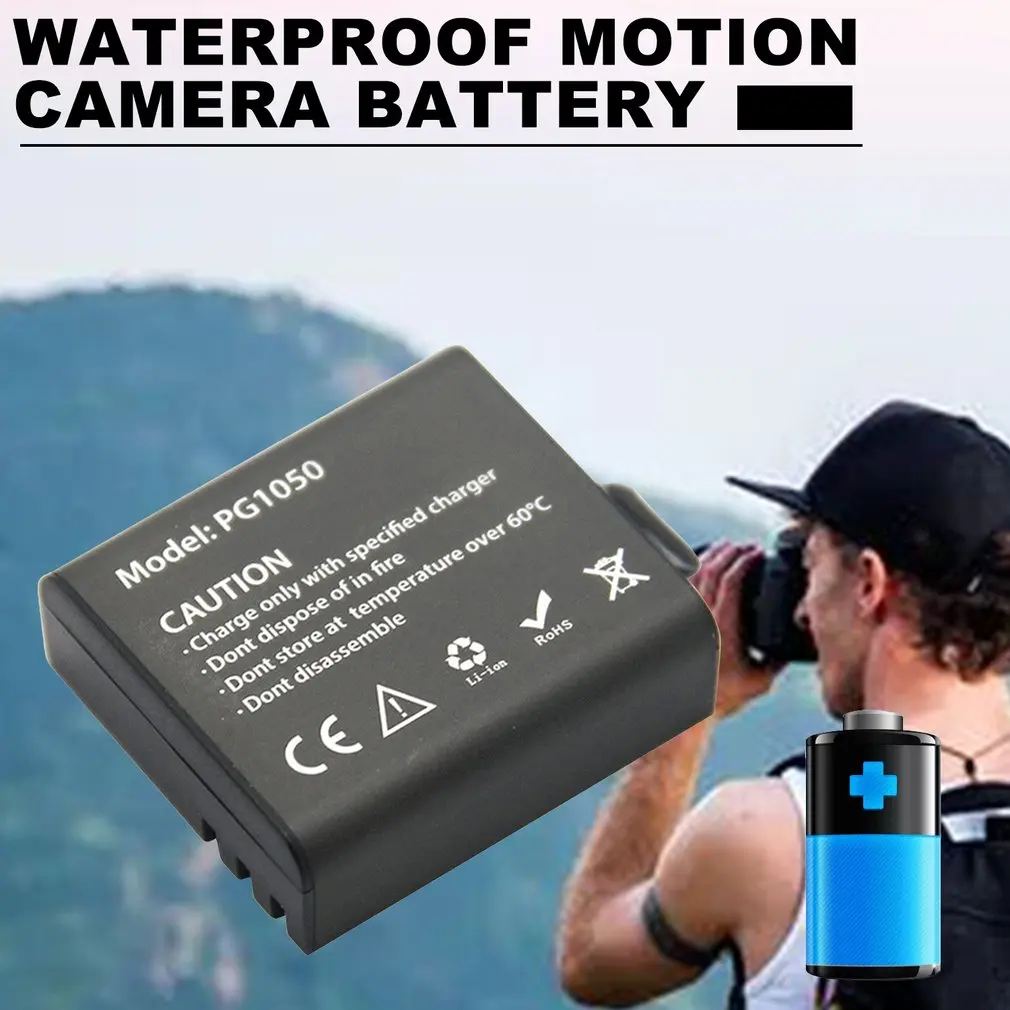 Usb двойное зарядное устройство+ 2 шт 1050 Mah литий-ионная аккумуляторная батарея для камеры Eken H9 H9 Pro спортивная Экшн-камера