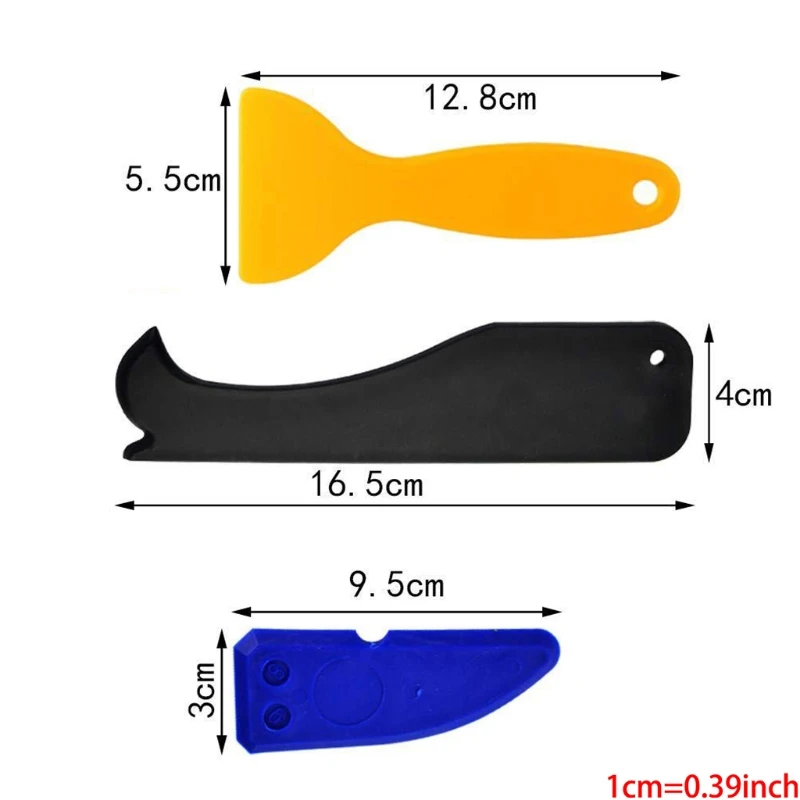 

18 Pieces Caulking Tool Kit Silicone Sealant Finishing Tool Grout Scraper Caulk