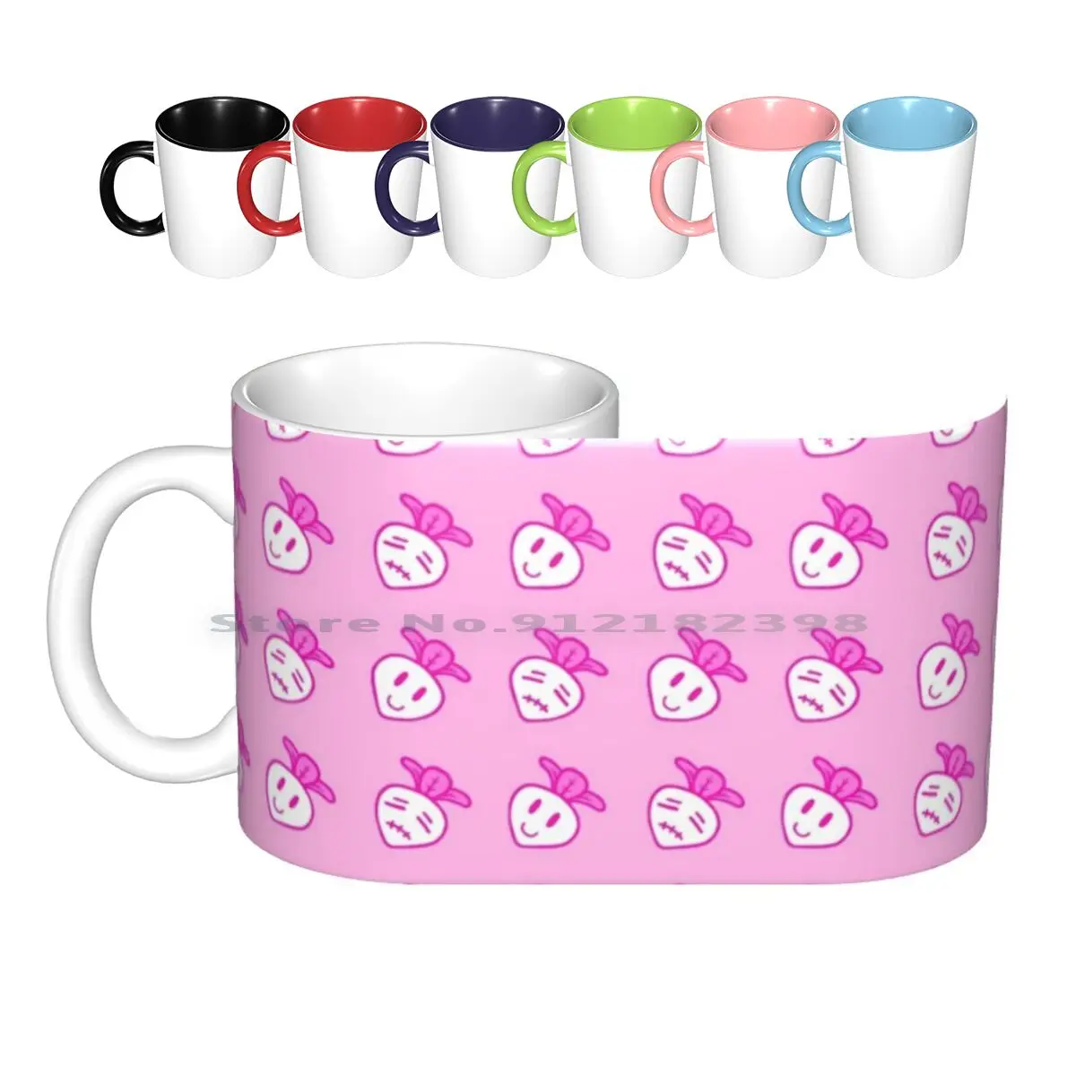 Rape-Tazze In Ceramica Rosa Tazze Da Caffè Tazza Da Tè Al Latte Principessa Pesca Rosa Rape Super Super Bros Super Smash Bros Super