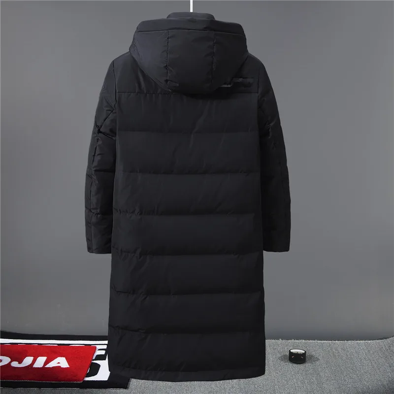 SEMIR новая одежда зимняя куртка мужская деловая длинная толстая зимняя куртка мужская однотонная модная верхняя одежда теплое длинное пальто