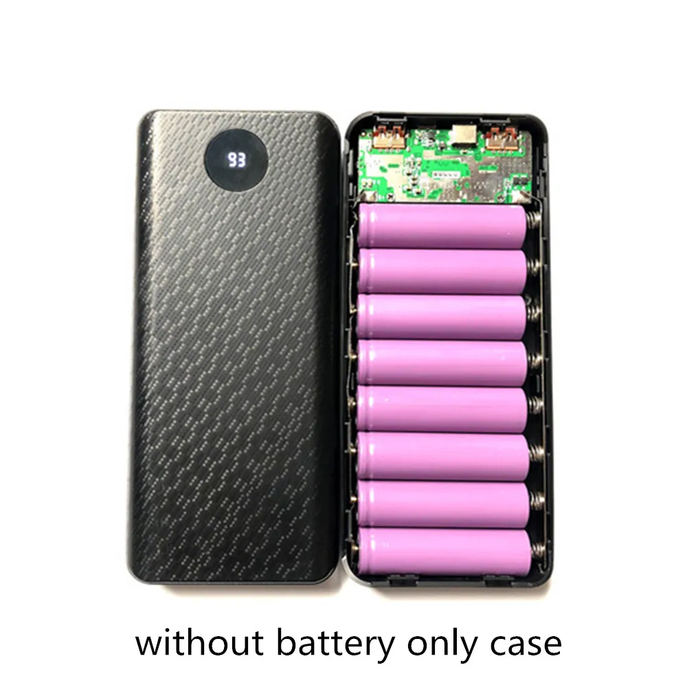 Power Bank 18650 Case Diy QC3.0 5V 9V 12V Battery Holder Fast