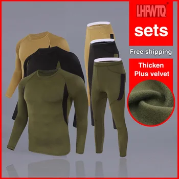 

Long Johns Winter Thermal Underwear Sets Men Brand Quick Dry Anti-microbial Stretch 2020 Men's Thermo Underwear Male Spring Warm