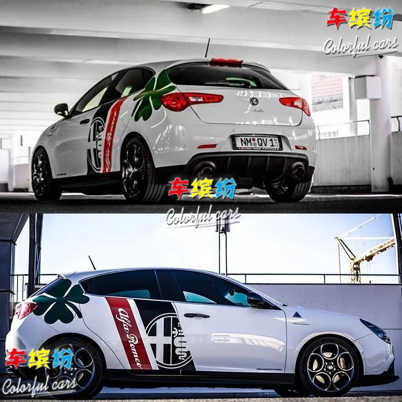 

Sticker For Alfa Romeo Stelvio body decoration modified sticker Giulia car C pillar modified sports car sticker