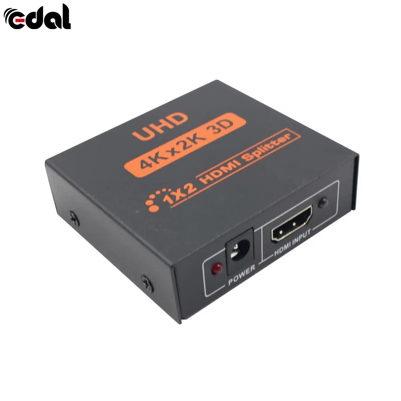 Горячий 3D 4K* 2K Full HD 1080p 1X2 HDMI сплиттер 2 порта концентратор усилитель повторителя для HDTV