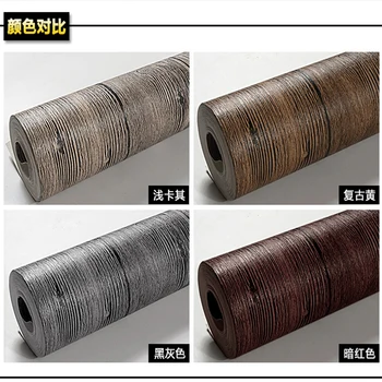 

9.5m waterproof Wood vintage PVC wallpaper for bedroom living room office kitchen wall papers home decor bedroom decor wall