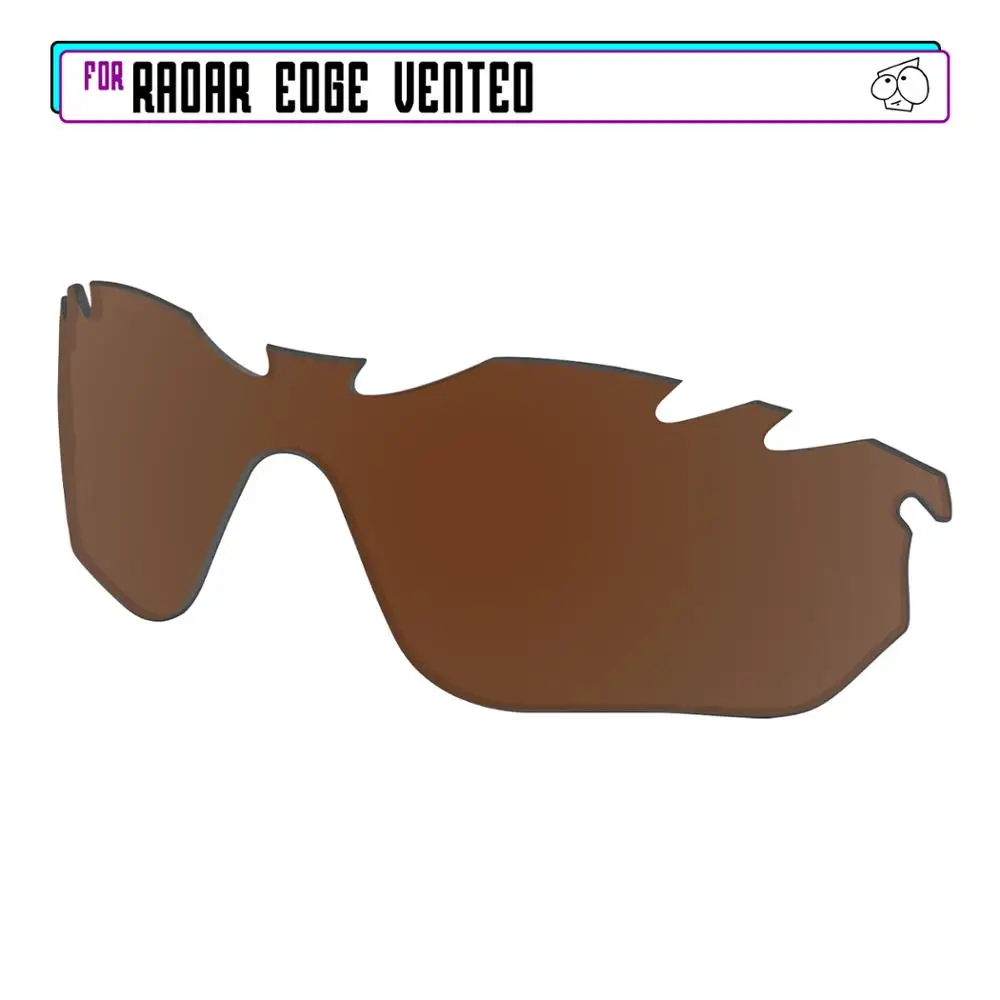 

EZReplace Polarized Replacement Lenses for - Oakley Radar Edge Vented Sunglasses - Brown