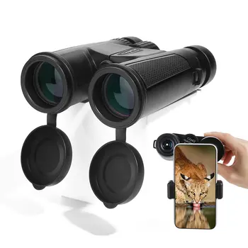 

12x42 High Definition Zoom Lens for Mobile Phone Powerful Binoculars w/ Phone Photograph Adapter Low Light Handheld Telescopes