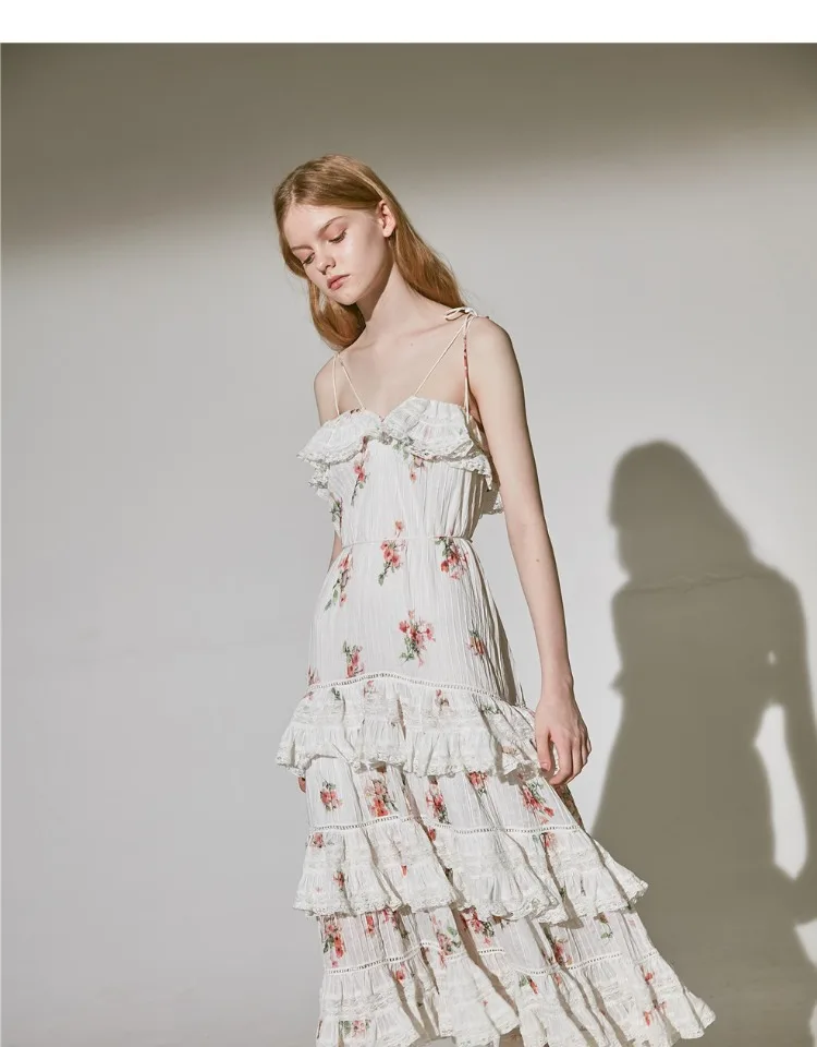 EASYSMALL, женское платье, модное, кантри стиль, свежий цветок, высокое качество, Vestidos, уличная одежда, высокая талия, платья без рукавов