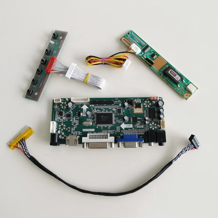 Плата привода контроллера дисплея M.NT68676 для LP150E02-A2P1 LP150E05-A2K1 CCFL LVDS 30 контактов VGA +