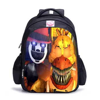 

Student Five Nights Schoolbag Lovely Character Backpack for Children Cartoon Printing School Bags Kids Mochila Infantil