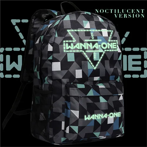Luminous B Детский рюкзак Wanna One - Цвет: Luminous B