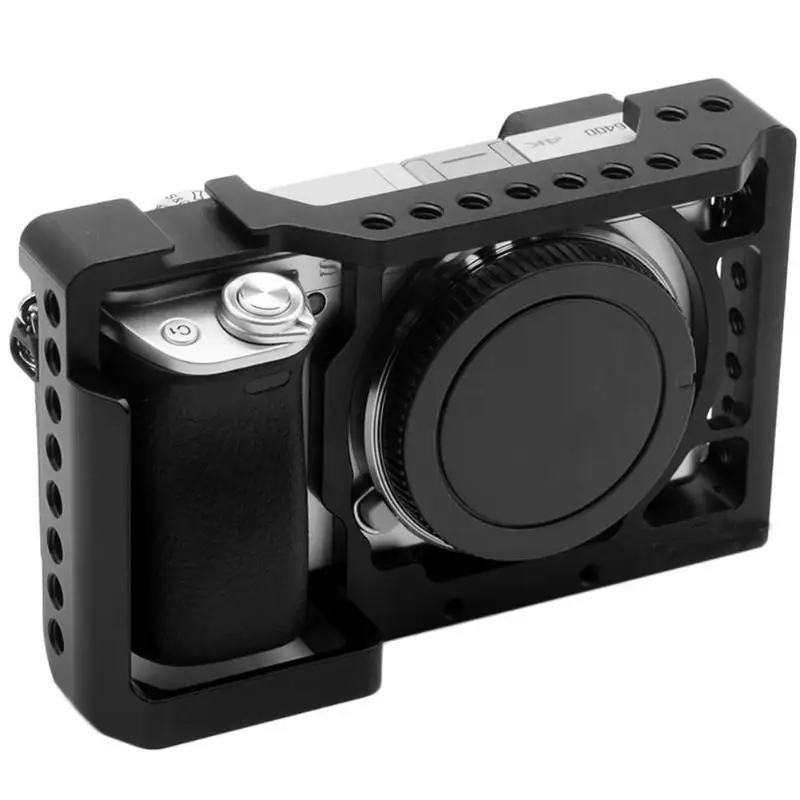 Держатель камеры из алюминиевого сплава для камеры sony A6400/A6000/A6300/A6500 анти-отклонение дизайн идеально подходит для Fuselage