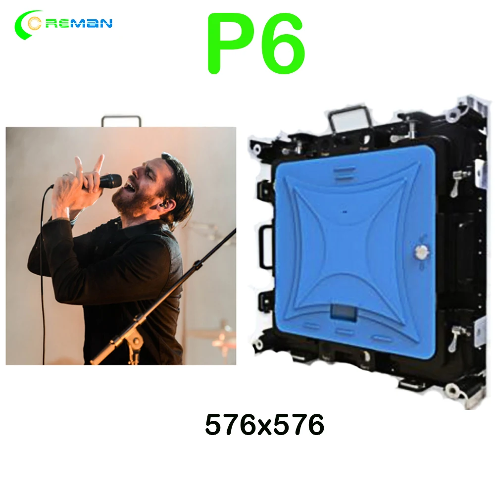 Матричный светодиодный rgb наружный огромный видео настенный шкаф 576X576mm P6 экран P5