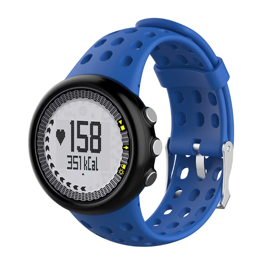 

Newly 1 Pcs Men Replacement Silicone Watch Band Strap Compatible SUUNTO M1 M2 M4 M5 M Series