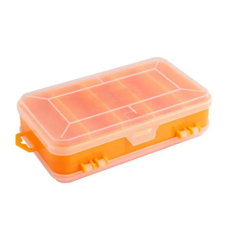 Litake Transparent Box Double-Side Storage Tool Multifunction Tool Box