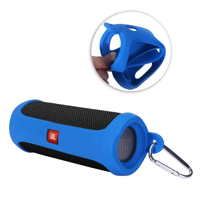 Silicone Cover Case for JBL Flip 6 Portable Bluetooth Speaker, Protective  Carrying Case for JBL Flip 6 Speaker Accessories (Only Case) (Blue Case)