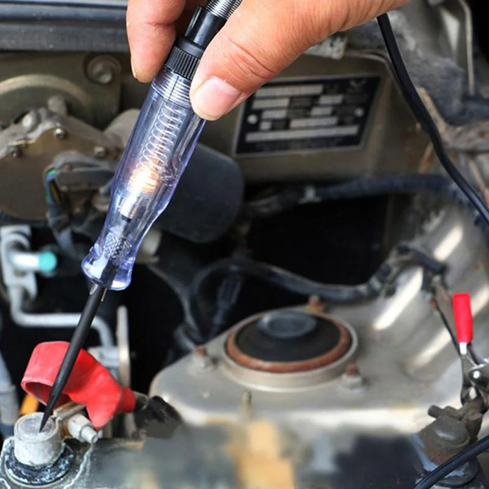 DC 6V 12V 24V Probe Light System Test Probe Lamp Auto Car Light Circuit Tester Lamp Voltage Test Pen Detector Copper DC 6V 12V 24V Probe Light System Test Probe Lamp Auto Car Light Circuit Tester Lamp Voltage Test Pen Detector Copper