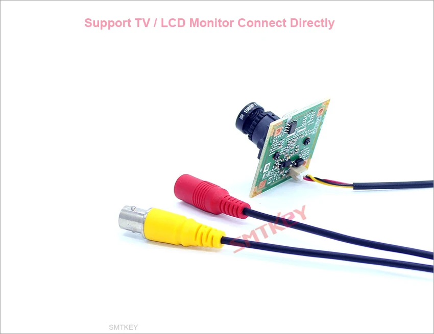 SMTKEY 700TVL цветная CMOS аналоговая камера HD 3,6 мм объектив PCB модуль CCTV камера безопасности DIY монитор камера