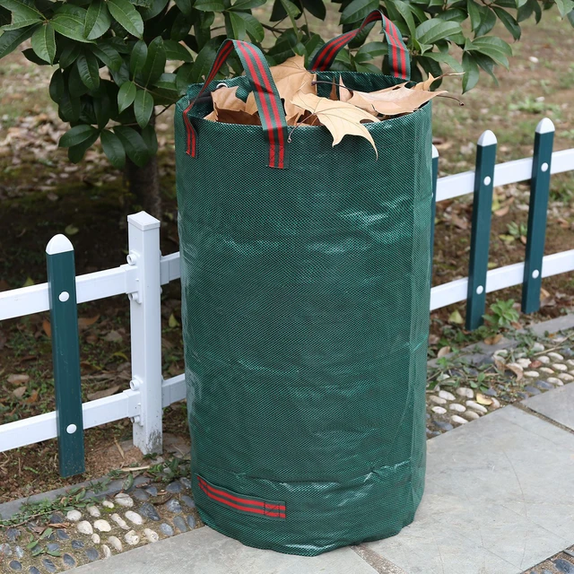 Reusable Leaf Bags, 80 Gallons Lawn Bags, Yard Waste Bags Heavy