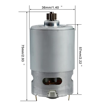 

14.4V 12 Teeth RS550 for Bosch DC Motor DIY Power Tool Kit with Two-speed High Torque Gear Box for Electric Drill Screwdriver