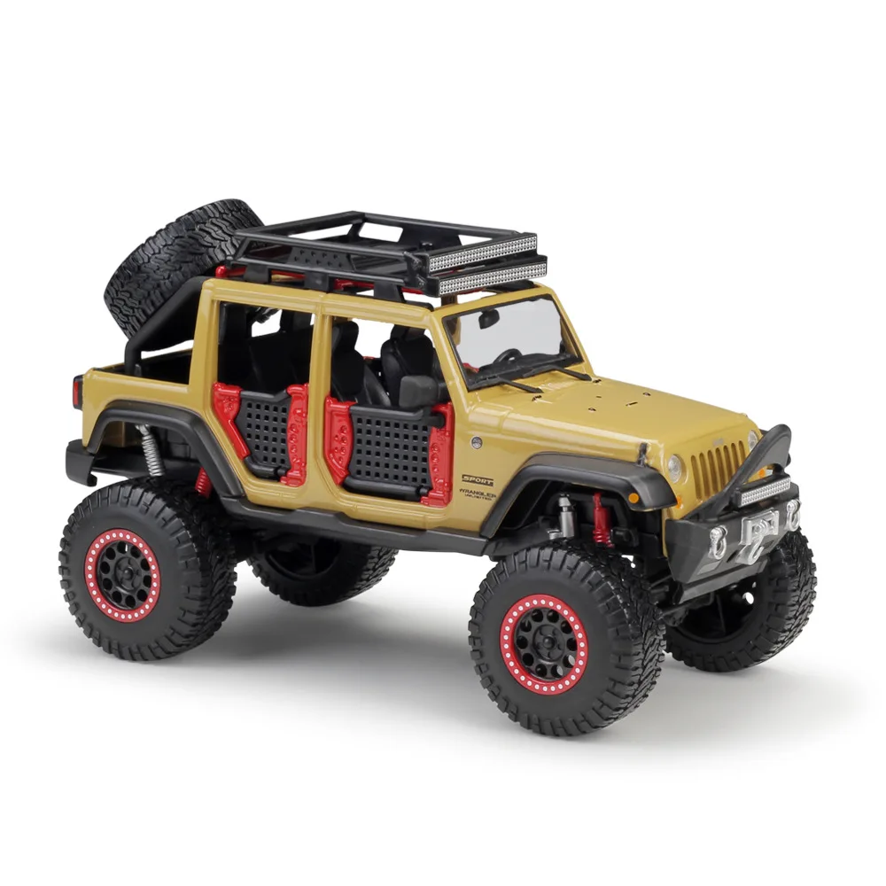 

MAISTO 1/24 Scale USA 2015 JEEP Wrangler Unlimitedr Modified Version Diecast Metal Car Model Toy for Collection,gift