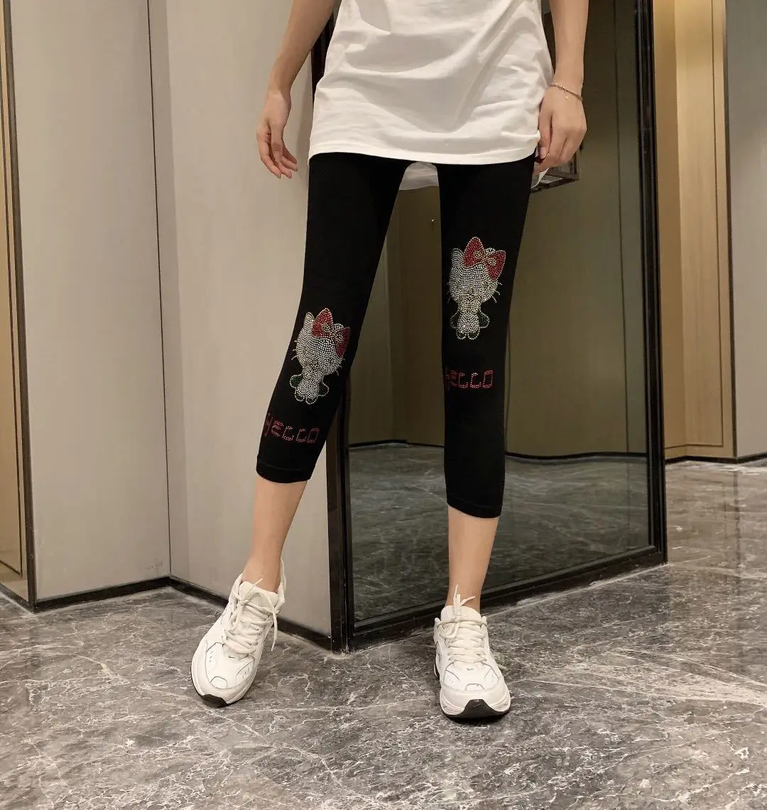 HelloKitty Diamond studded High waist 