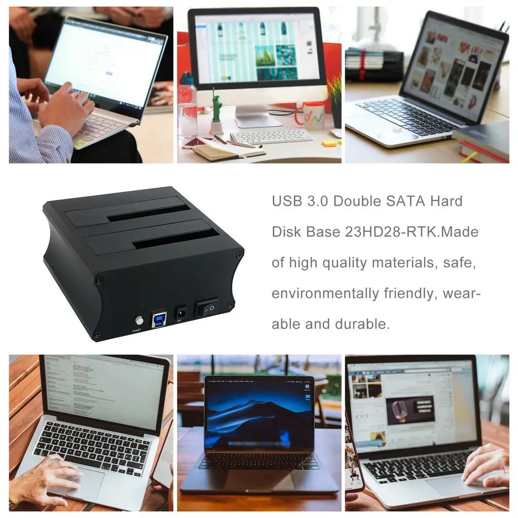 23HD28-RTK двойной жесткий диск Расширенная база eSata USB3.0 концентратор 2," 3,5" SATA IDE HDD Расширенная база для компьютера