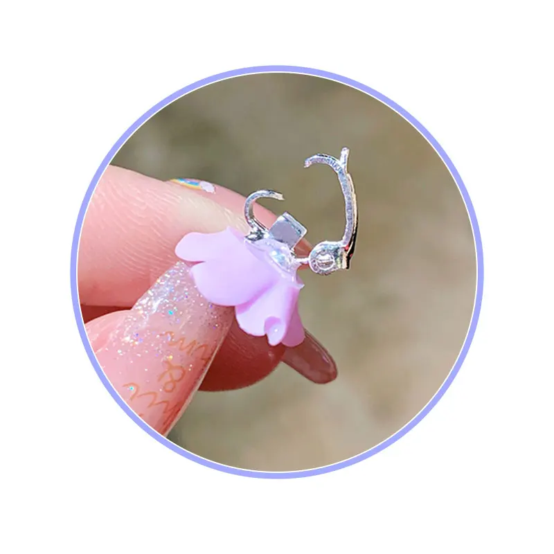 10pcs Small Flower Buckle Hair Clips Hairpins for Women Girls Fashion DIY Hair Styles Holder Hair Pins Claws Hair Accessories