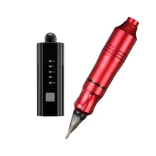 Профессиональный Перманентный макияж машина Hybird ручка с беспроводной татуировки питания Набор