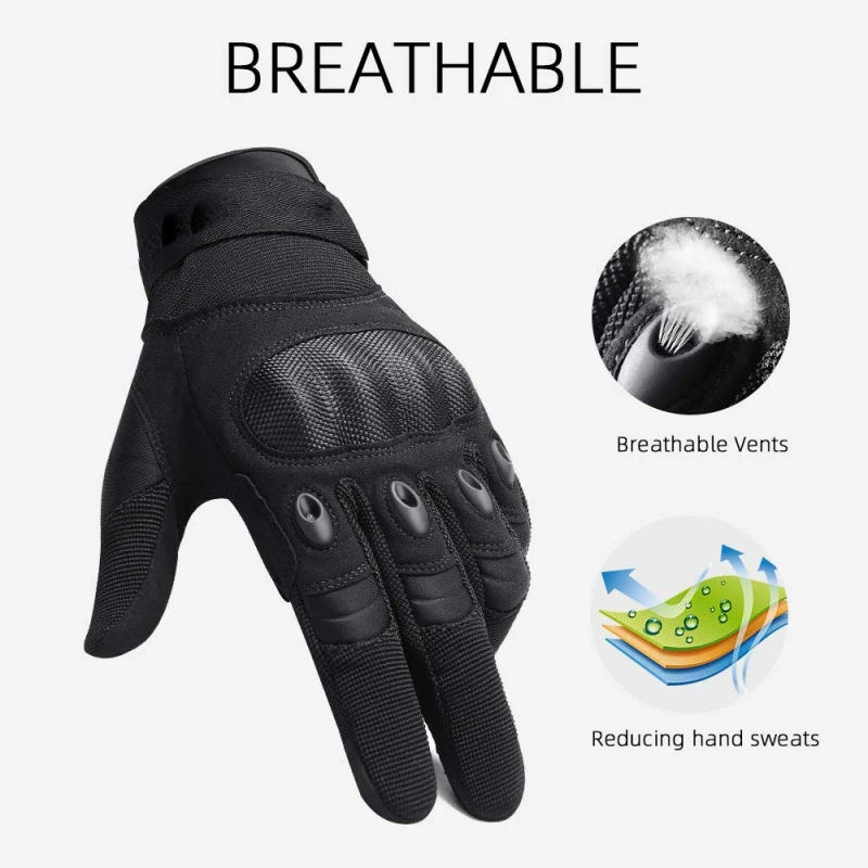 1 Pair Motorcycle Gloves Breathable Unisex Full Finger Glove Fashionable Outdoor Racing Sport Glove Motocross Protective Gloves