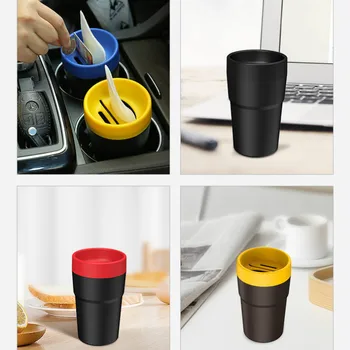 

Car Multi-function Trash Can Trash Can Mini Trash Creative Trash Can Car Storage Box For Paper Towel, Card, Garbage, Coin
