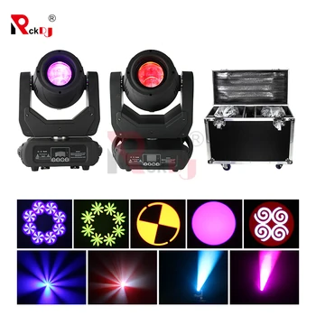 

2pcs With Flightcase Moving Head Light 250W LED Beam Stage Light Professional DJ Disco DMX Light For Bar And Events