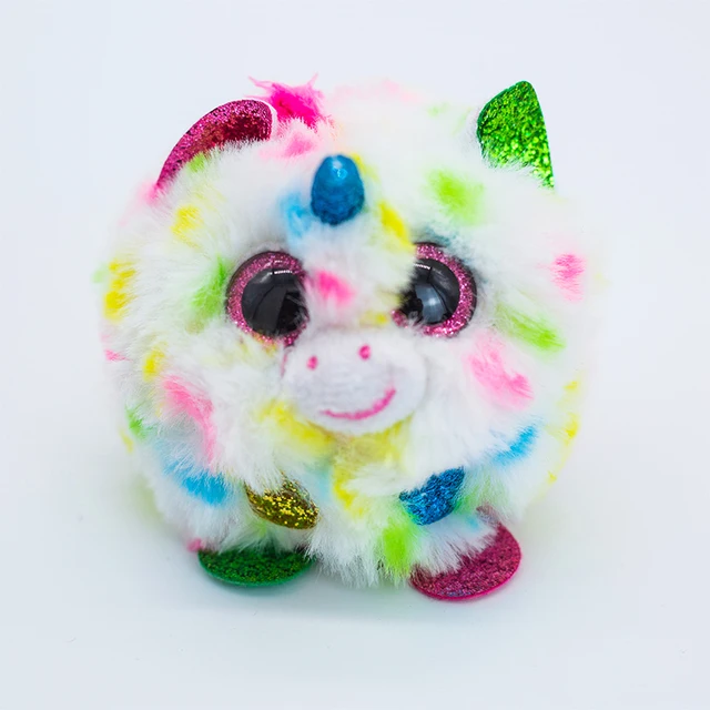 10CM Ty Big Eyes Bubble Ball Series Cat Husky Monkey Mouse Owl Unicorn Palm Doll Soft Plush Mini Toy Boy and Girl Birthday Gift 5cm-15cm