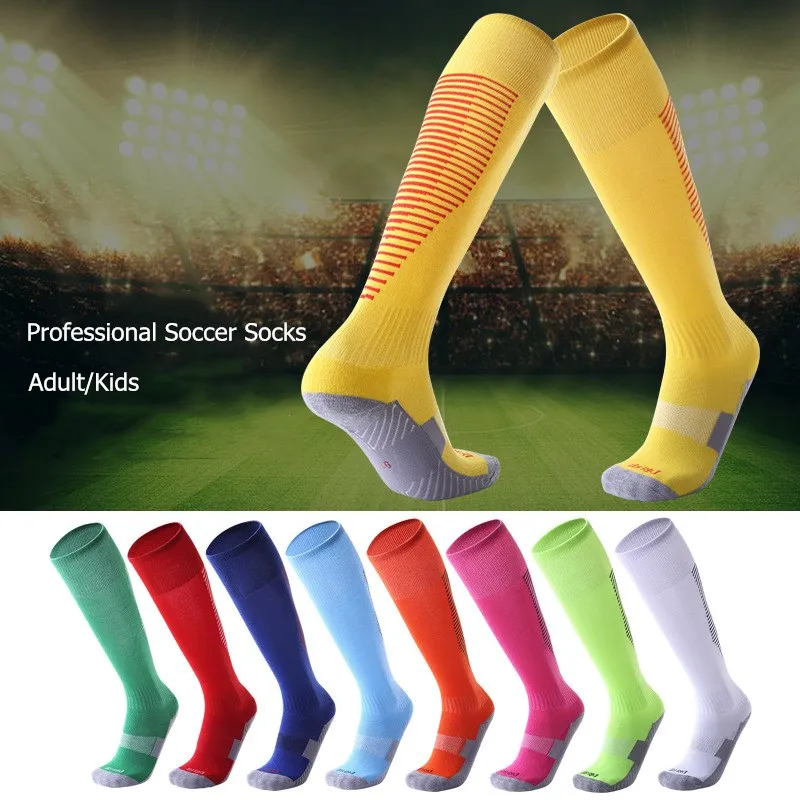Soccer-Socks Football-Sock Long-Stocking Cycling Professional Breathable Sports High-Knee