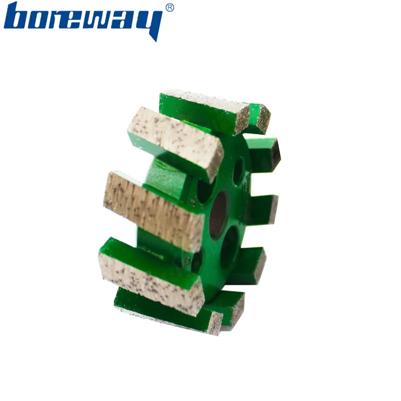 Boreway Поставка кусок D50* 20T* 10H сегментированные алмазные стаббирующие колеса для водяного отверстия плиты кварца