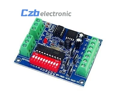 4CH 4 канала RGBW легко dmx512 DMX декодер, диммер, система автоматического управления "-диск с драйверами, DC 5 V-24 V для Светодиодные ленты светильник лента Лампа для проектора