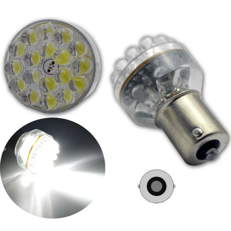2*12 в 24-светодиодный 1156 белый автомобильный светильник с сигналом поворота, стоп/Хвост/ревенские лампы* Цветовая температура: белый* Напряжение: 6 В