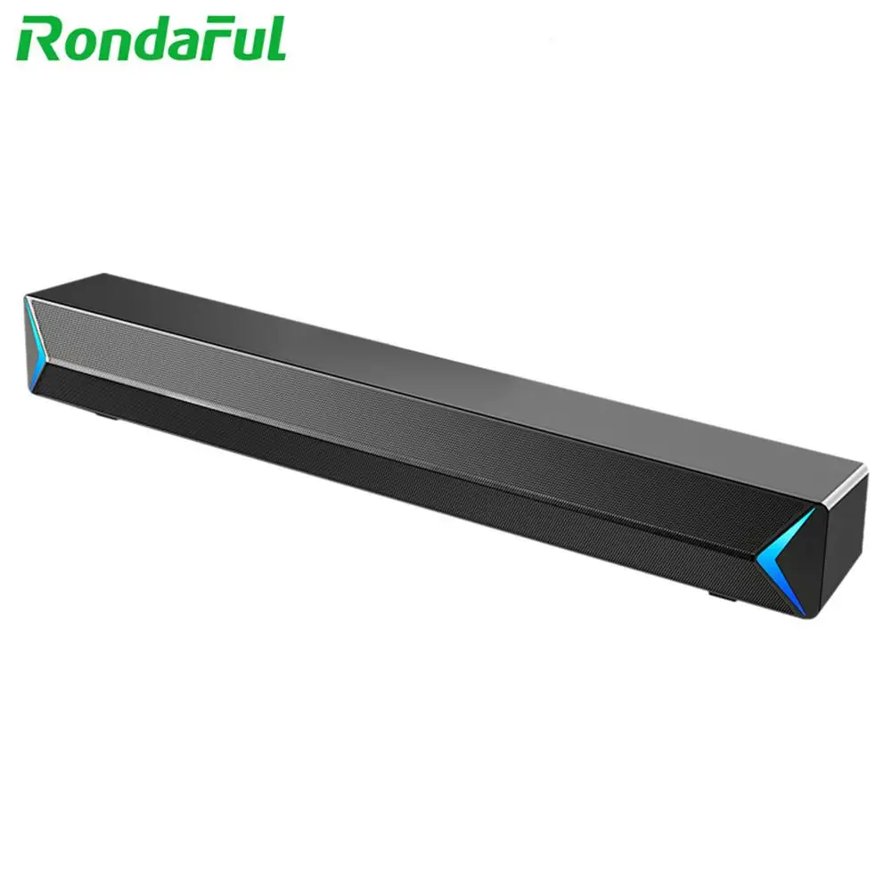 Новый портативный USB бар динамик прочный Настольный сабвуфер компьютер аудио