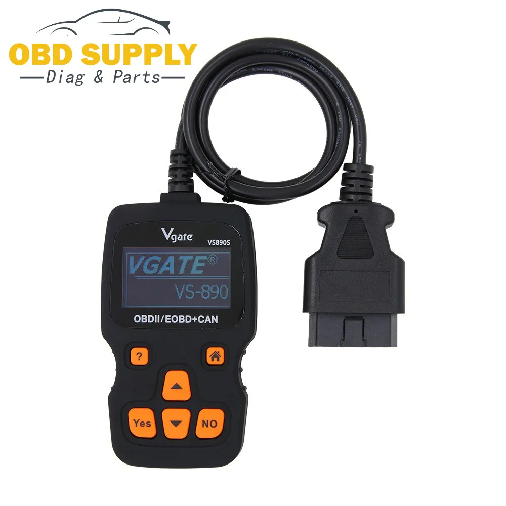 Авто DTCS код читателя диагностический инструмент Vgate VS890 VS890S OBD II диагностический сканер VS890S OBDII/EOBD+ CAN