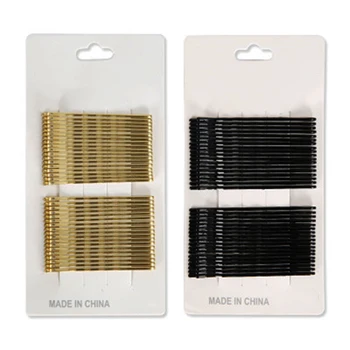 

2 Colors Flat Hair Clip Women Girls Styling Steel Barrettes Daily Wear Finishing Fixed Hair Hairdressing Accessories