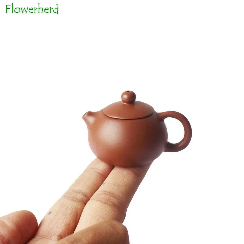 Description Picture 3 of itemMini Tea Pets Teaware Kung Fu Tea Set Purple Clay Tea Pot Handmade Creative Fingertip Pot Tea Playing