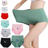 3Pcs/Lot Plus Size Panties Women's Cotton Underwear High Rise Solid Briefs Sexy Underpant Panty Seamless Girls Female Intimate