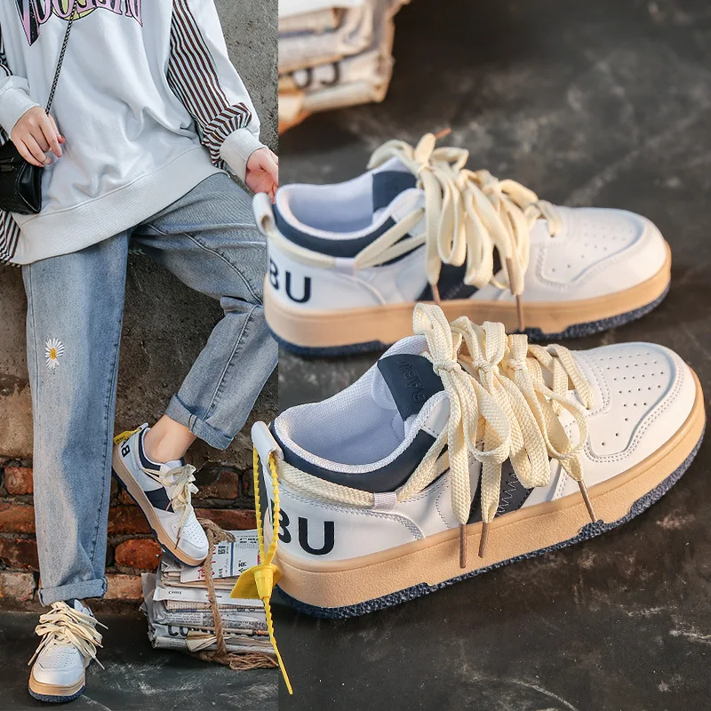 Plus Size Retro Fashion Sneakers Women Shoes 2021 NEW Low (1cm-3cm) Canvas Lace-up Zapatos De Mujer Casual Platform Shoes Women