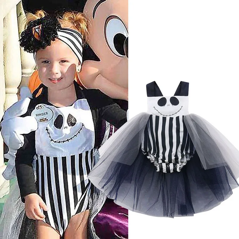 

Newborn Toddler Baby Clothes Girls Halloween Costumes Summer Dress Tulle Romper Jumpsuit Sunsuit Outfits Children's Clothing