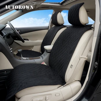 

AUTOROWN Polyester Car Seat Cover Set Universal Size 1PCS And 2PCS For Front Seat Four Seasons Auto Interior Accessories 5 Color