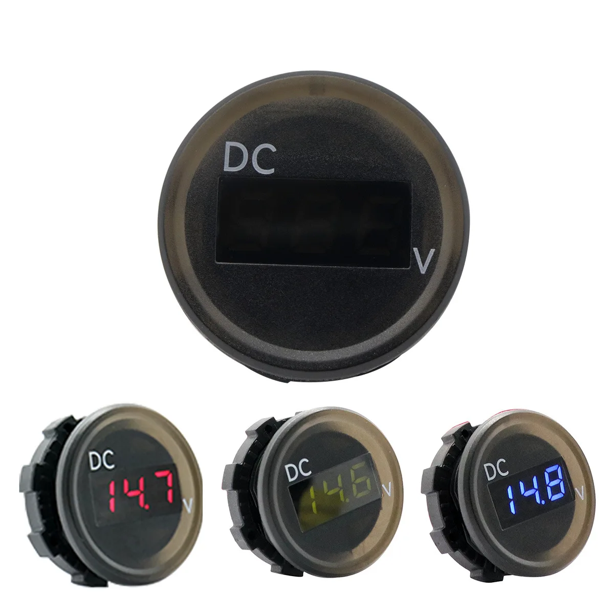 

Cross Border Amoy Supply of Goods Car Caravan Yacht Modified Applicable LED Voltmeter Waterproof Dustproof 5-30V a Generation of