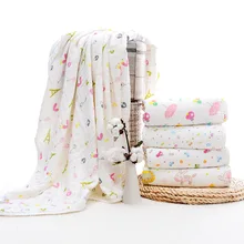 Напрямую от производителя чистого хлопка новорожденных банное полотенце шестислойное тонкое одеяло высокой плотности 110*100 младенцев Gro-bag