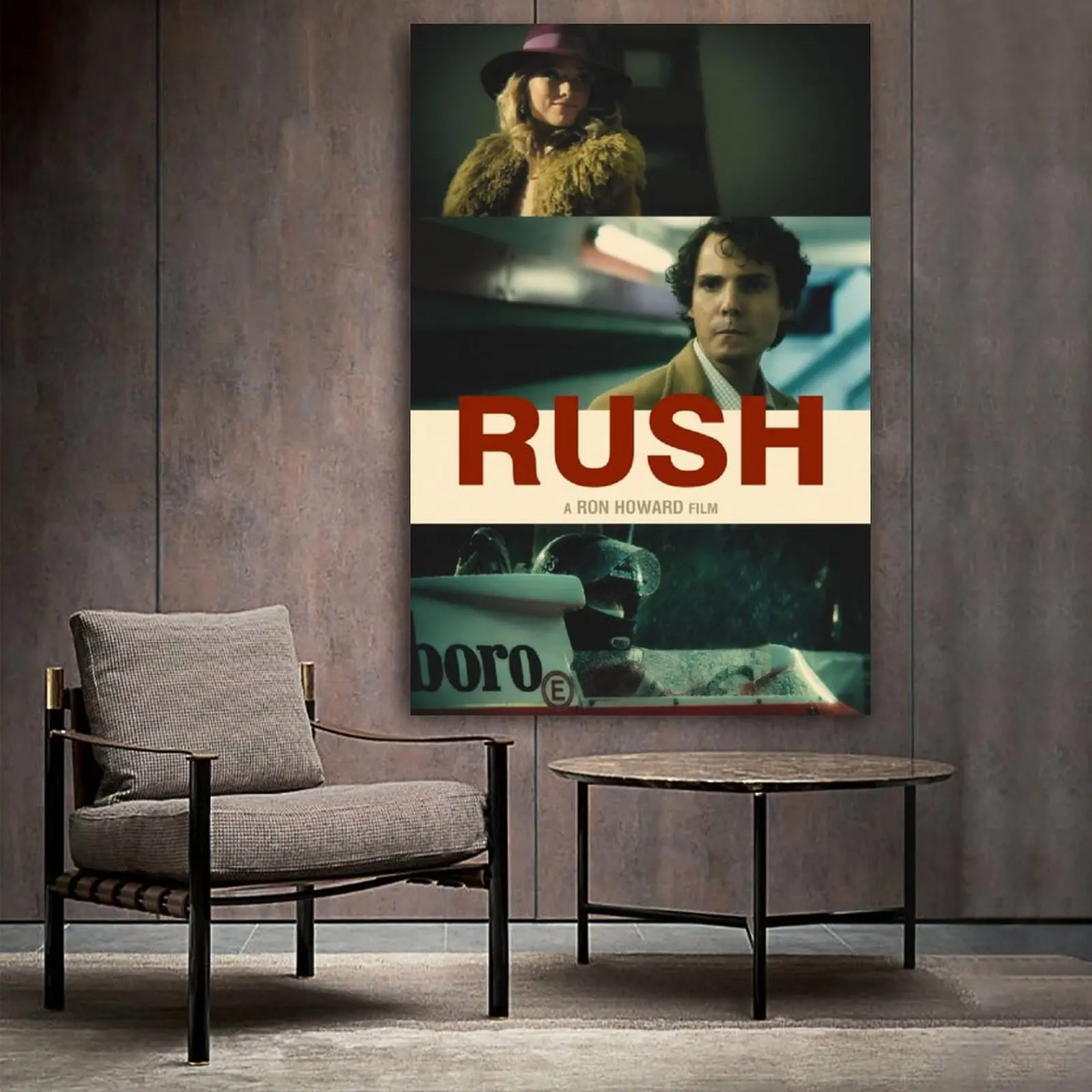 Плакат из фильма Rush (2013) художественный плакат на холсте настенный Современные