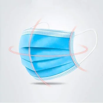

New 50PCS High Quality Mask Earloop Face Mouth Masks Three-layer Protective Mask Disposable Masks for Men and Women Mouth Mask